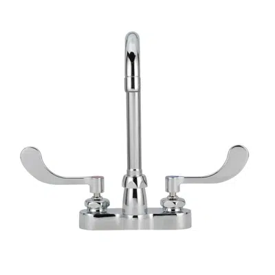 obraz dla Z812A4-XL AquaSpec Centerset 3-1/2" Gooseneck Faucet with 4"  Wrist Blade Handles