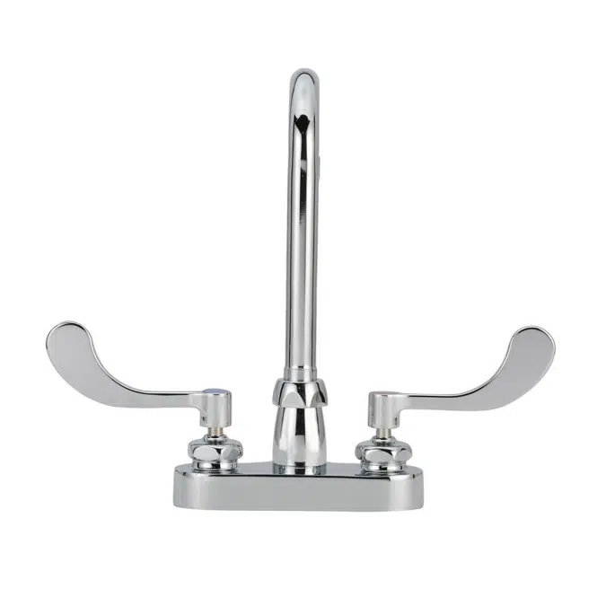 Z812A4-XL AquaSpec Centerset 3-1/2" Gooseneck Faucet with 4"  Wrist Blade Handles