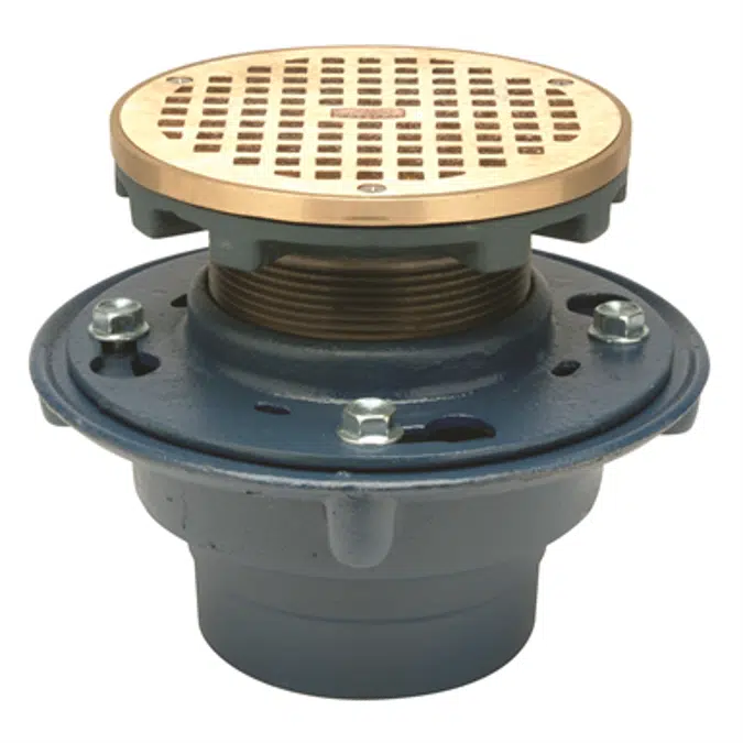 Z415BZ Floor and Shower Drain Body Assembly with "Type BZ" Leveling Strainer