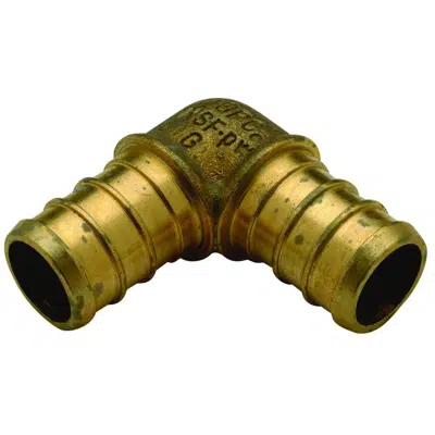 изображение для QQE55GFX Crimp Brass (RFS) Elbow - 1-Inch Barb