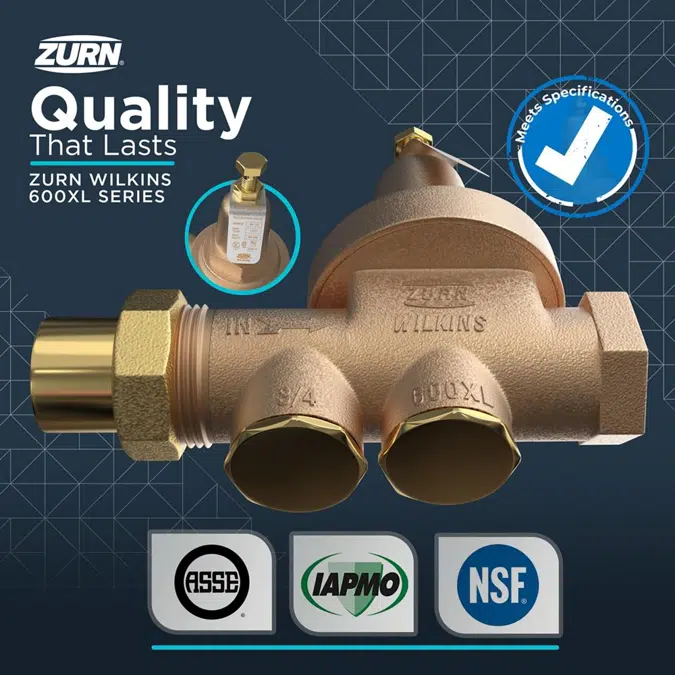 Wilkins 600XL Pressure Reducing Valve