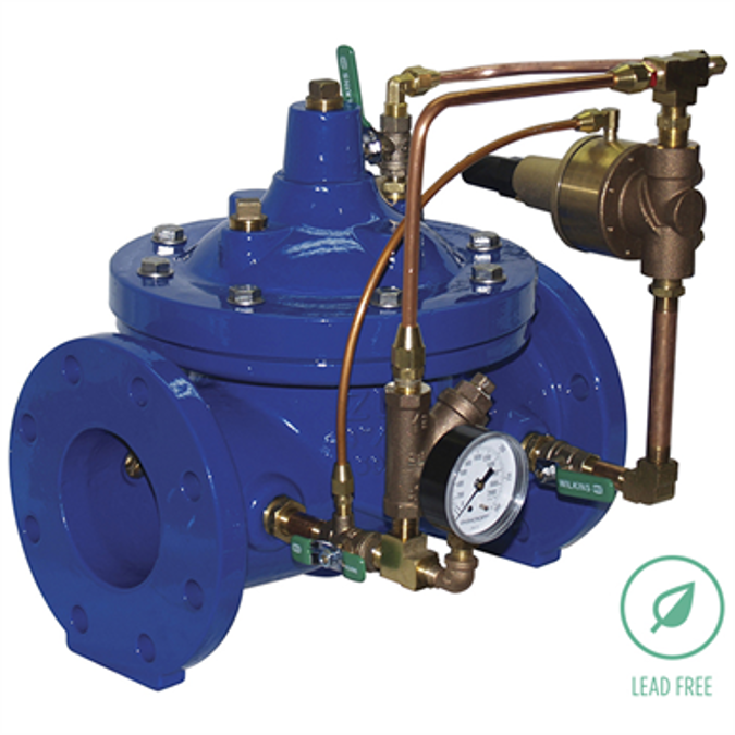 ZW205 Pilot Operated Water Pressure Relief Valve, Lead-Free*