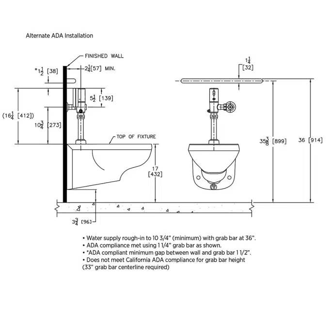 ZTR6200EV Sensor Flush Valve for Water Closets
