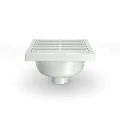 Image for FS12 Square Polymer Floor Sink