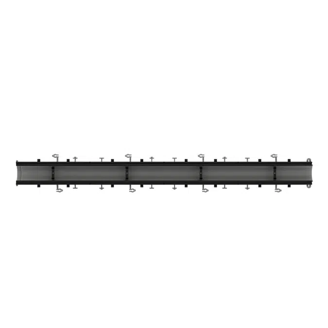Z886-DI Zurn® 6" Wide Reveal Trench Drain System With Cast Ductile Iron Frame