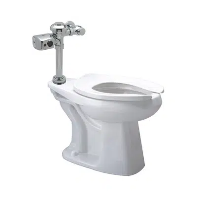 Image for Z.WC4.AS Floor Mounted Zurn One ADA Height Toilet System with 1.28 GPF Battery Powered Sensor Flush Valve