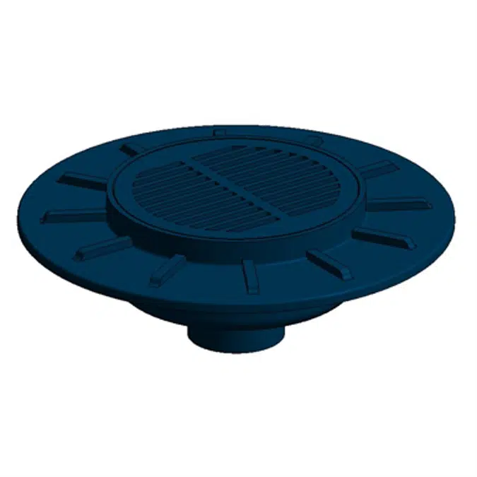 Bim Objects Free Download Z534 12 Diameter Top Heavy Duty Parking Deck Drain With Support