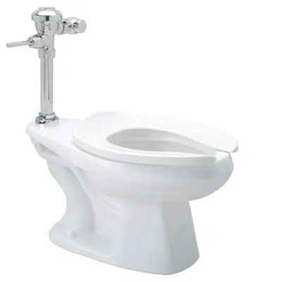 Image for Z.WC4.AM Manual Zurn One Floor Mounted ADA Height Toilet System with 1.28 GPF Flush Valve