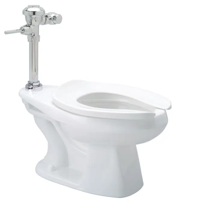 Z.WC4.AM Manual Zurn One Floor Mounted ADA Height Toilet System with 1.28 GPF Flush Valve