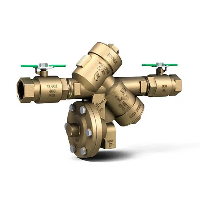 Wilkins 975XL2 Reduced Pressure Principle Backflow Preventer, 3/4" to 2", Lead-Free*