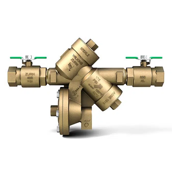 Wilkins 975XL2 Reduced Pressure Principle Backflow Preventer, 3/4" to 2", Lead-Free*
