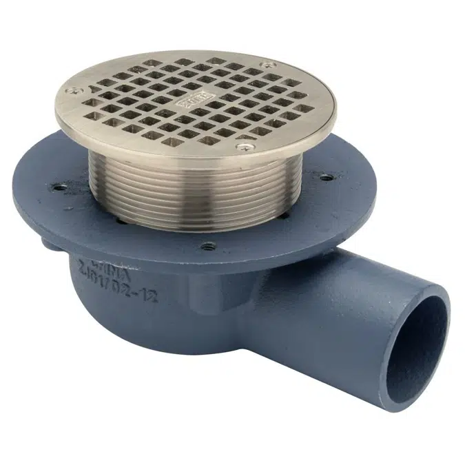 Z460B Shallow Body Floor Drain with Side Outlet and "Type B" Strainer