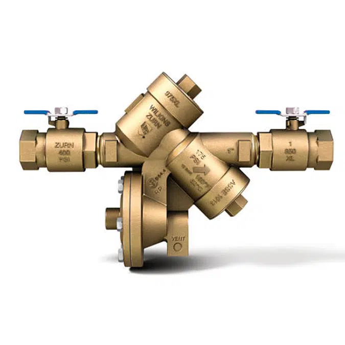 Wilkins 975XL Reduced Pressure Principle Backflow Preventer, 3/4" to 2"