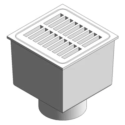 imagen para Z1910 8" x 8" A.R.E Sani-Flor Receptor with 6" Sump Depth