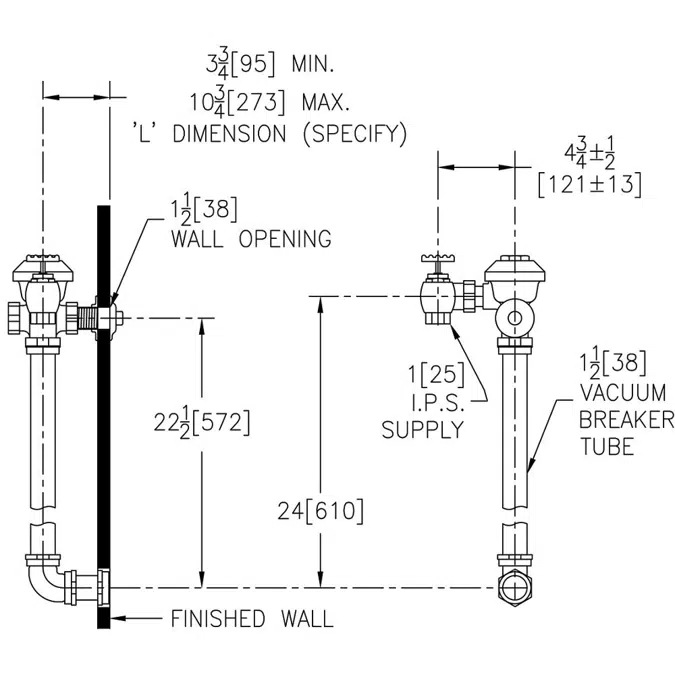 Z6152 Aquaflush® Concealed Closet Flush Valve