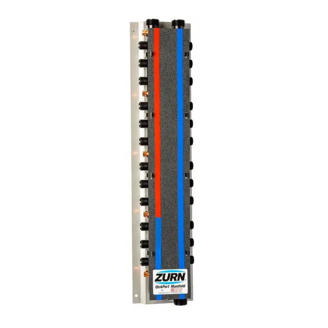 QPPM_H_C (2)1" Male Cold Inlet/Outlets & (1)1" Male Hot Inlet, 1/2" Male Hot Outlets, 1/2" Male Cold Outlets,