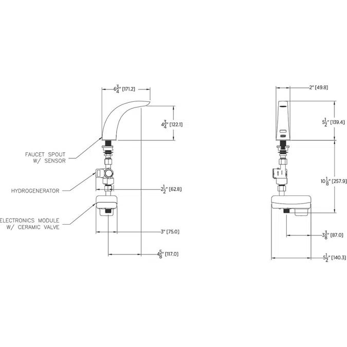 ZG6913 AquaSense® Sensor Faucet With Gear-driven Ceramic Cartridge