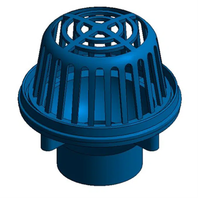 Z125  8-3/8" Diameter Roof Drain, Low Silhouette Dome