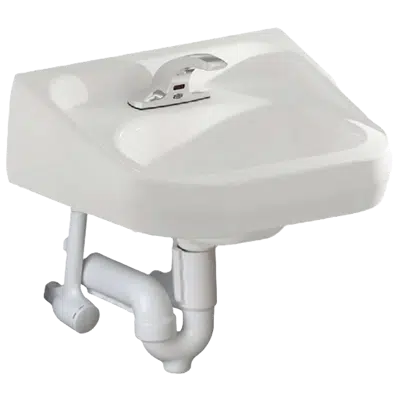 Image for Z.L6.SA Hand Washing System with 20” x 18” Wall Hung Lavatory with 0.5 GPM 4in. base AquaSense® sensor faucet with gear-driven ceramic cartridge, hydropower, thermostatic mixing valve