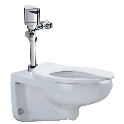 Image for Z.WC1.S.TM Wall Hung Zurn One Toilet System with Top Mount 1.1 GPF Battery Powered Sensor Flush Valve