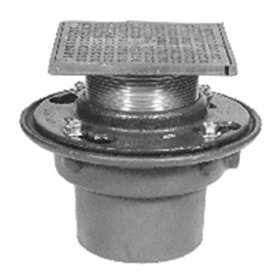 Image for Z415S (Z415S-P, Z415S-P-4) Floor and Shower Drain Body Assembly with “Type S” Strainer