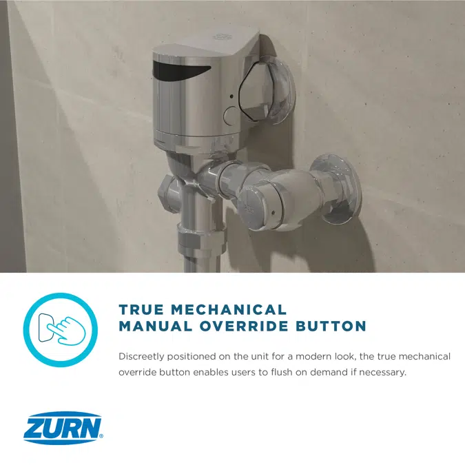 ZER6000AV-TM EZ Sensor WC Gear-Driven Flush Valve