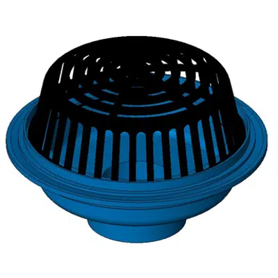 obraz dla Z100 15" Diameter Main Roof Drain with Low Silhouette Poly-Dome