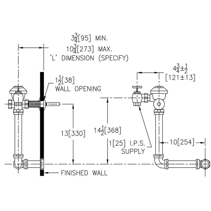 Z6143AV AquaVantage AV® Manual Flush Valve