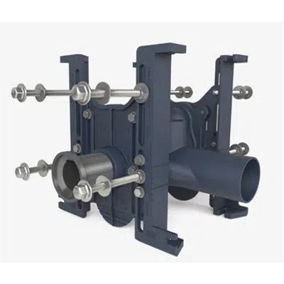 bild för Z1201-HD EZCarry® High Performance Adjustable Horizontal Back-to-Back Siphon Jet Hub and Spigot Water Closet Carrier