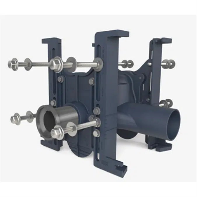 Z1201-HD EZCarry® High Performance Adjustable Horizontal Back-to-Back Siphon Jet Hub and Spigot Water Closet Carrier