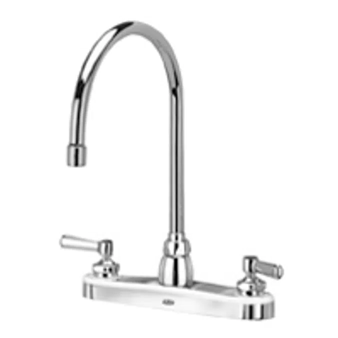 Z871C1-XL Aquaspec® Kitchen Sink Faucet with 8" Gooseneck and Lever Handles