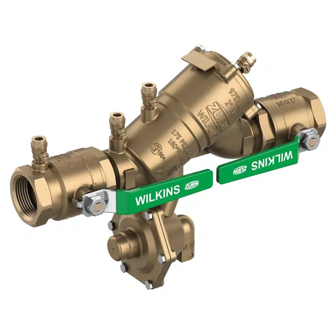 Wilkins 975XL3 Reduced Pressure Principle Backflow Preventer, 1/2" - 2"