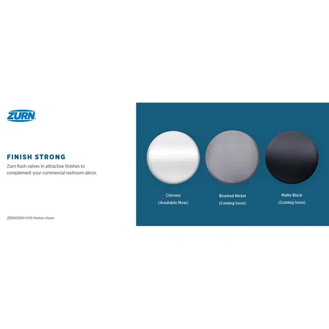 ZER6003AV-HYD-W2 Connected Top Mount Exposed Sensor Flush Valve for Urinal W/Gear-driven Ceramic Cartridge, Hydropower, AV Diaph.