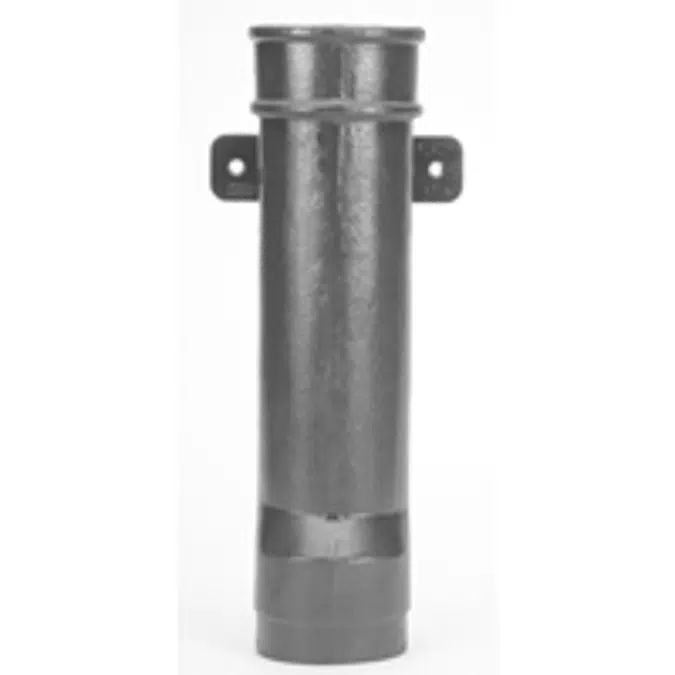 Z191-RD 4" x 18" Downspout Boot with Round Inlet and Outlet - Z191-RD-CA