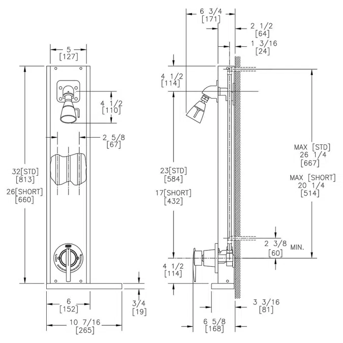 Z7500 Temp-Gard® Institutional Shower