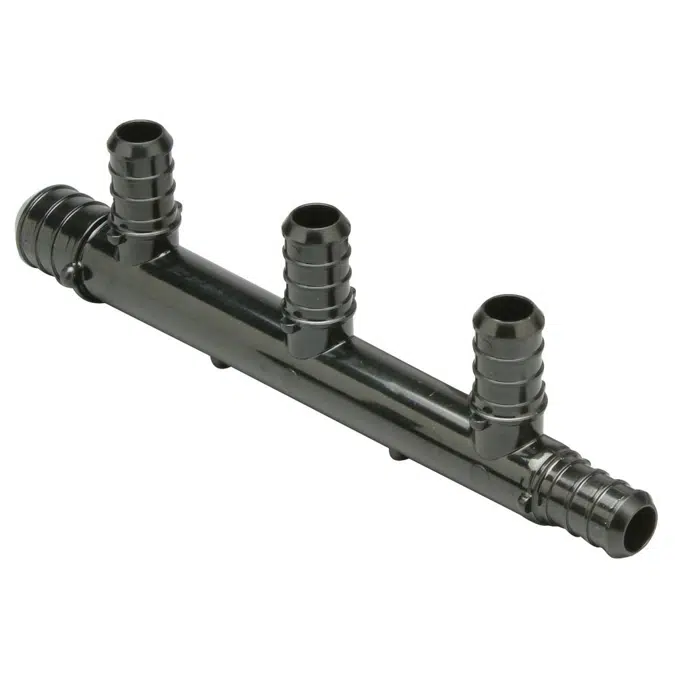 QPM43_3_4_5 QickSert Polymer Multi-Port Tee