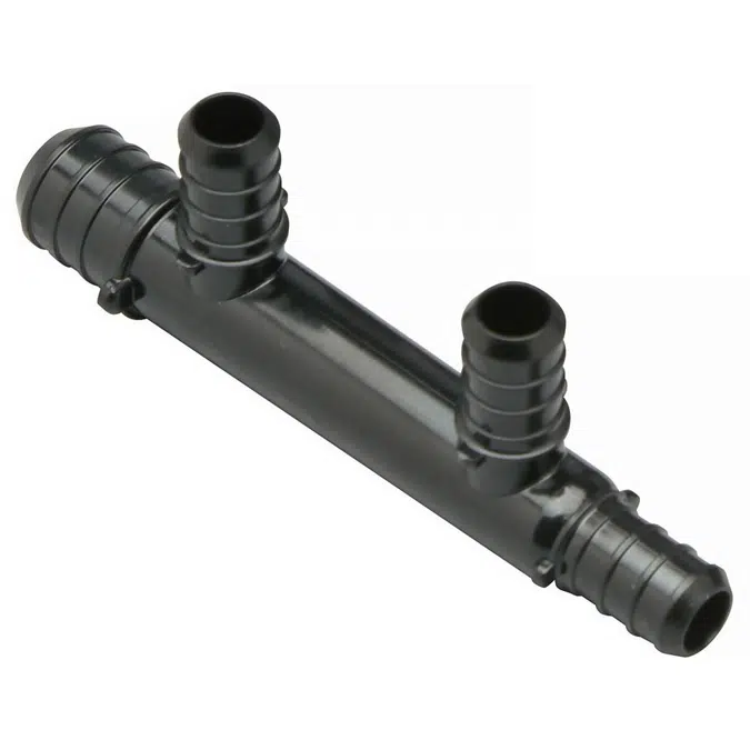 QPM43_3_4_5 QickSert Polymer Multi-Port Tee