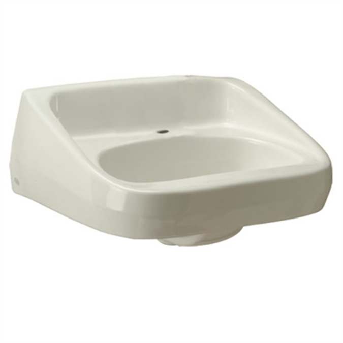 Bim Objects Free Download Z5360 Wall Hung Lavatory Vitreous China High Back 20 X 18 5 3 0337