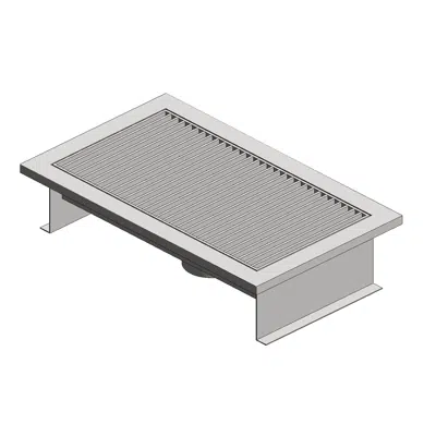 Image for Z893 Floor Receptor with Bar Grate