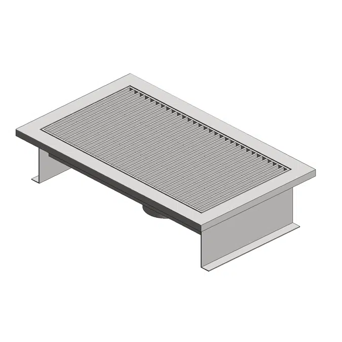 Z893 Floor Receptor with Bar Grate