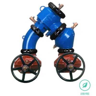 Image for Wilkins 450 Double Check Backflow Preventer, N-Pattern, 2-1/2" to 10", Lead-Free*