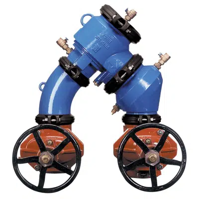 Wilkins 450 Double Check Backflow Preventer, N-Pattern, 2-1/2" to 10", Lead-Free* için görüntü