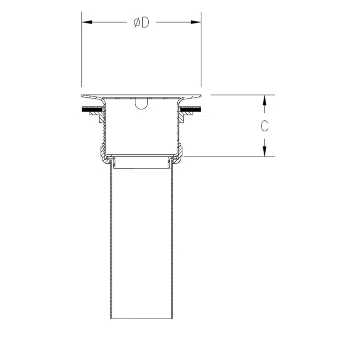 Z8737 Flat Grid Sink Strainer