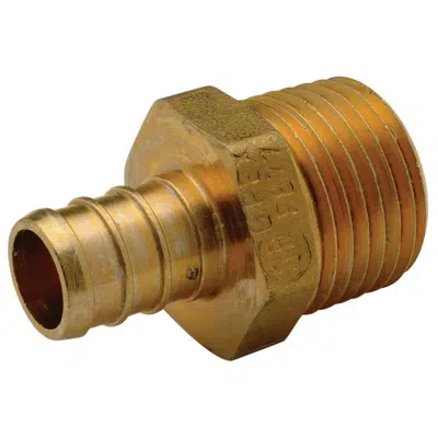 Image pour QQMC55GFX Crimp XL Brass (RFS) Male Adapter – 1" Barb x 1" MPT