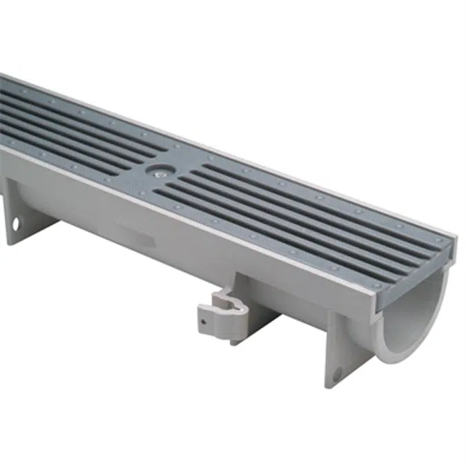 Z884 4-3/4" Wide Shallow Linear Trench Drain System