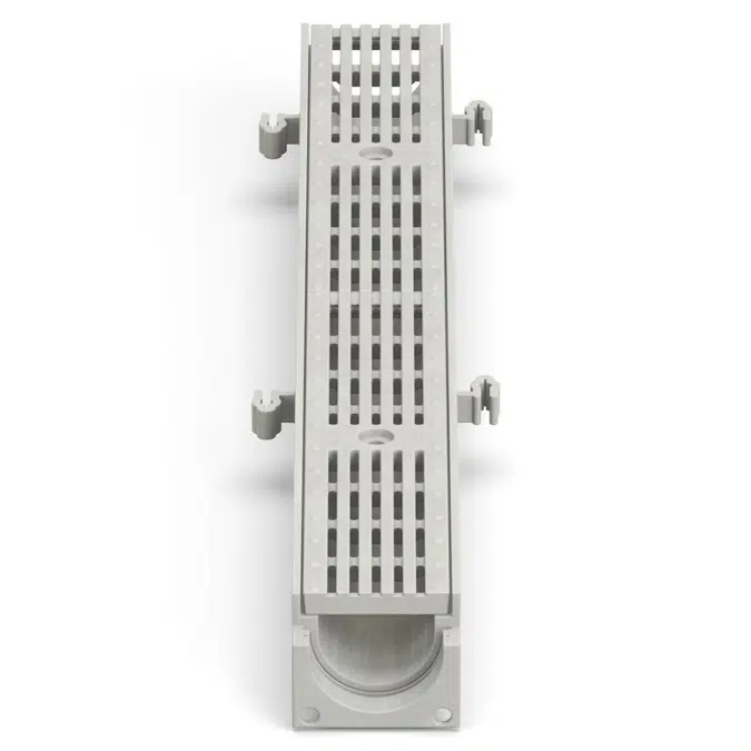 Z884 4-3/4" Wide Shallow Linear Trench Drain System
