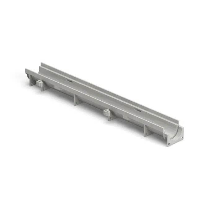 Z884 4-3/4" Wide Shallow Linear Trench Drain System