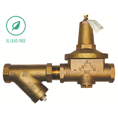 Image for 500XLYSBR Water Pressure Reducing Valve with Inlet Strainer, 1/2" to 3", Lead-Free*