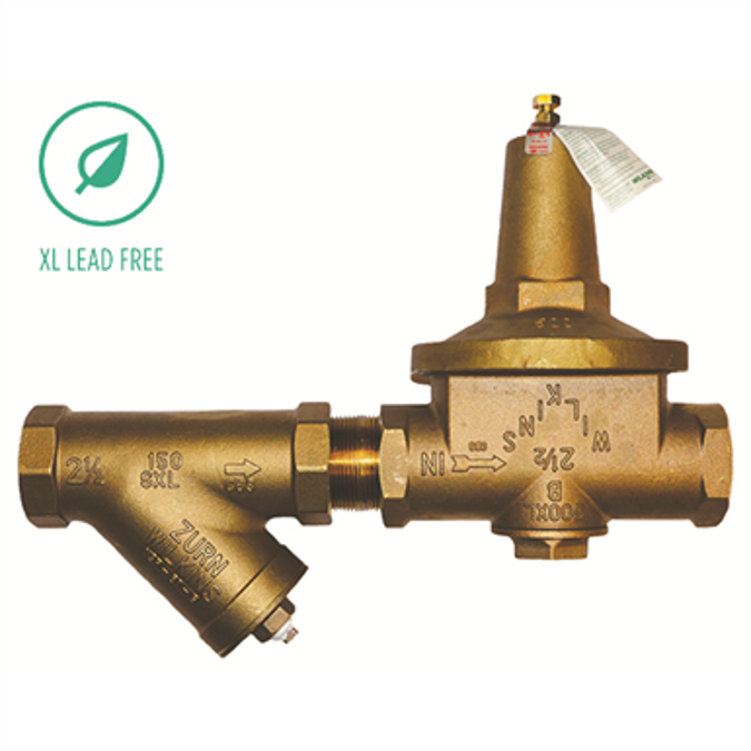500XLYSBR Water Pressure Reducing Valve with Inlet Strainer, 1/2" to 3", Lead-Free*