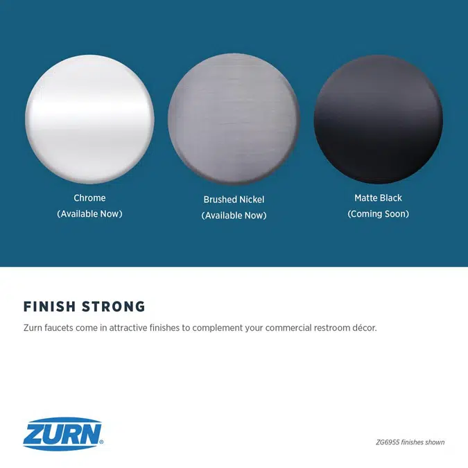 ZG6955 Serio Series® 4 in. Base Sensor Faucet With Gear-driven Ceramic Cartridge